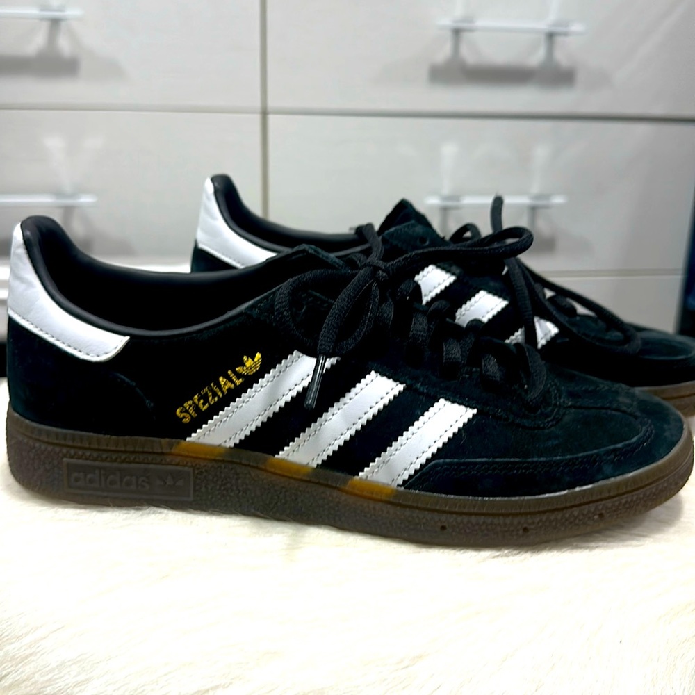 Brand new men’s black and white Spezial Adidas sneakers